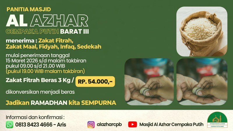 Flyer Zakat Fitrah